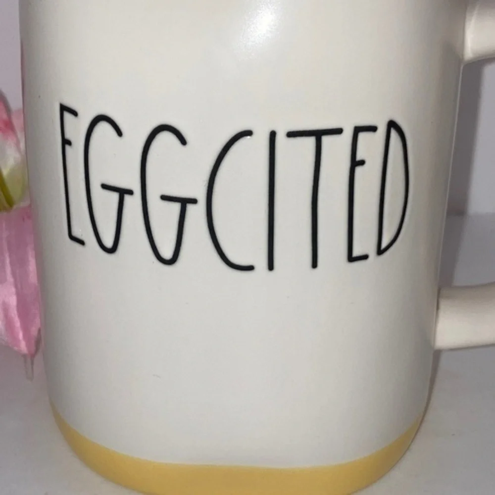 Rae Dunn LL Mug “EGGCITED”